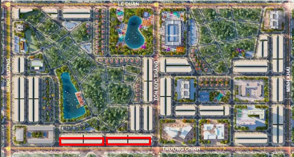 Mua đất nền lô LK62 & LK64 mặt tiền Trường Chinh vỉa hè 9m kinh doanh tốt Diamond Paragon Bắc Giang